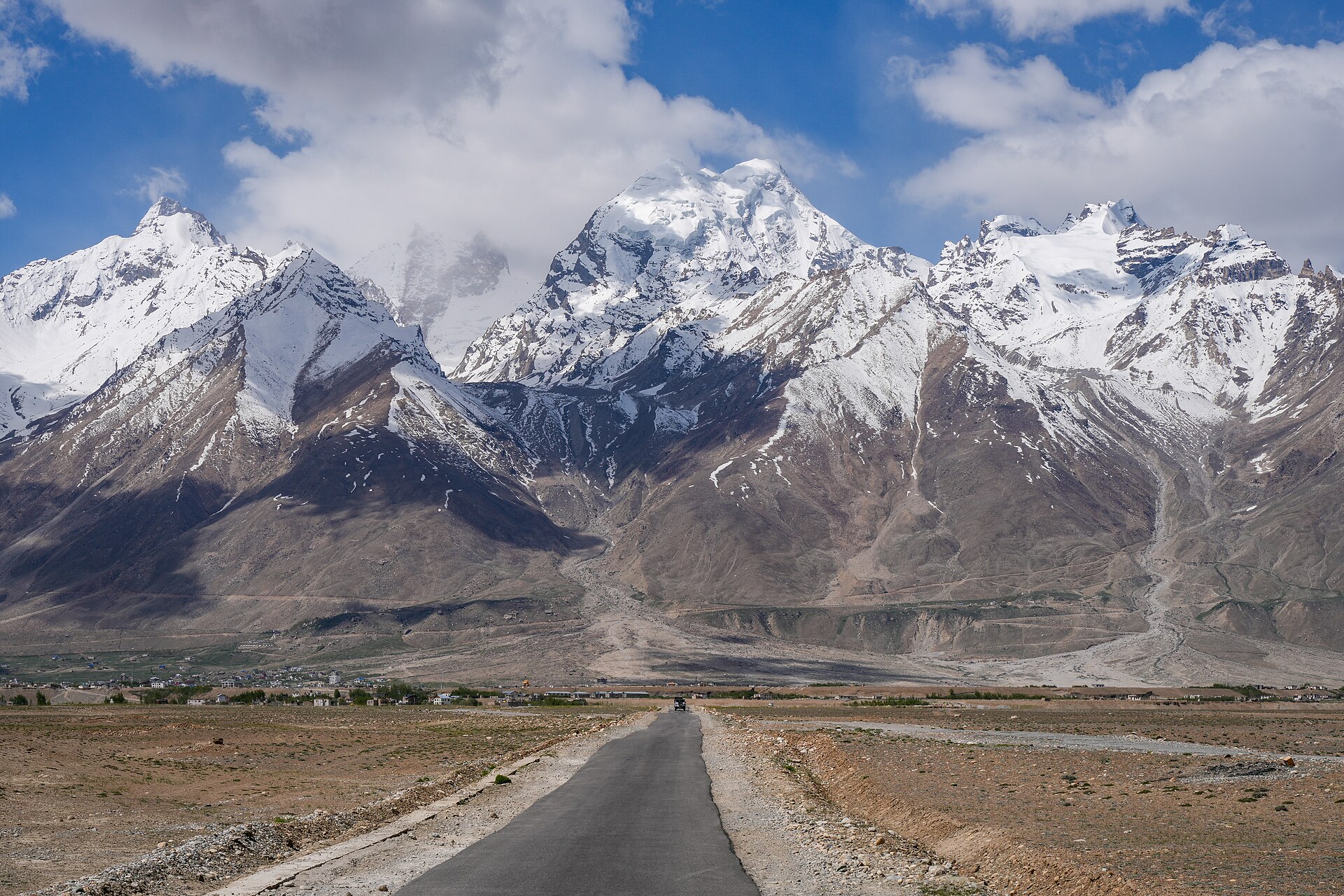 Barren trans-Himalayan landscape of Ladakh