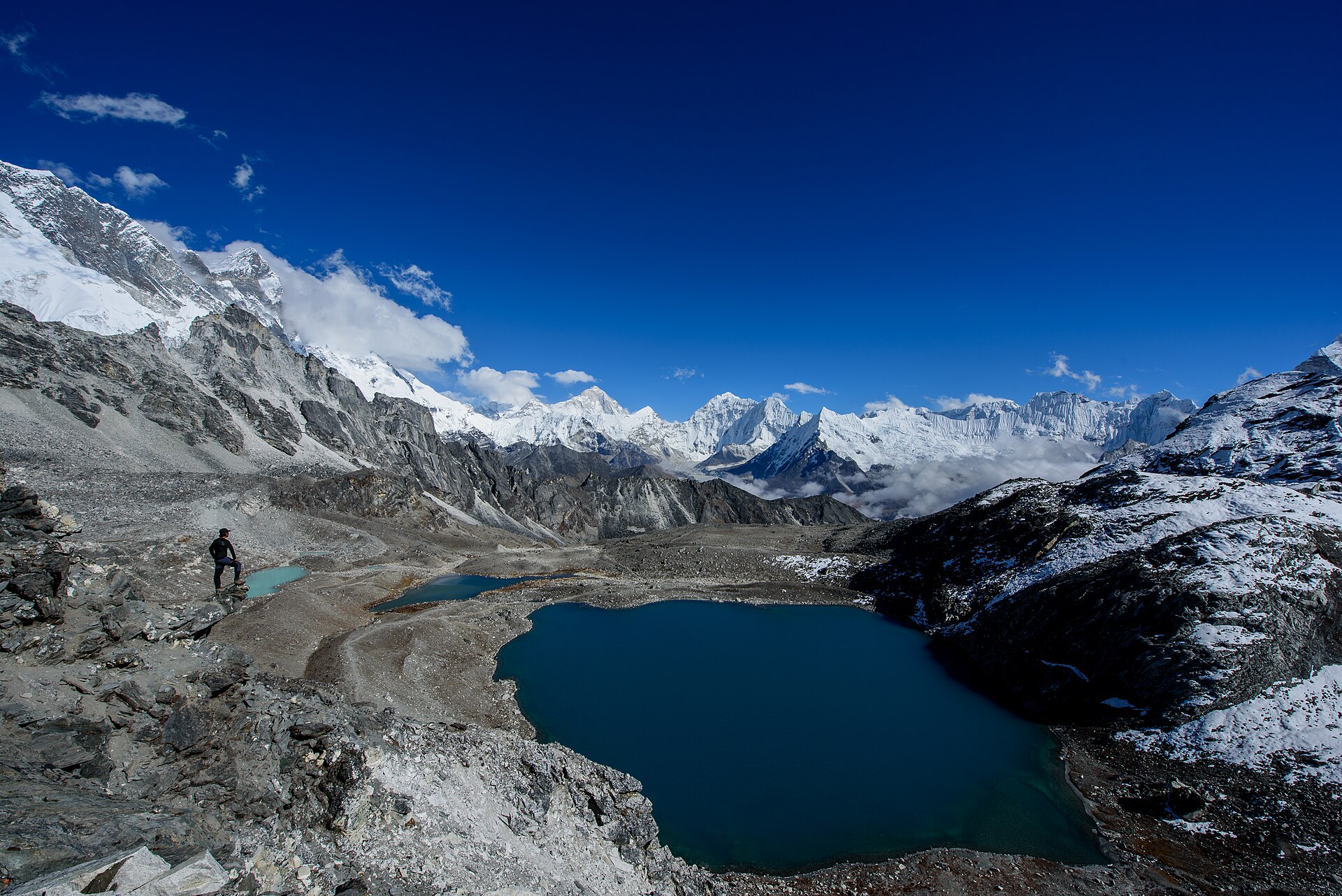 High Himalayan wilderness terrain typical of the Everest Three Passes route