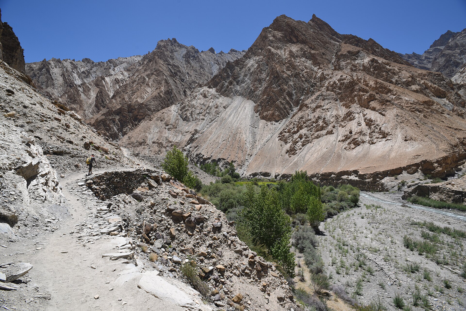 Markha Valley trail through the Ladakh trans-Himalaya