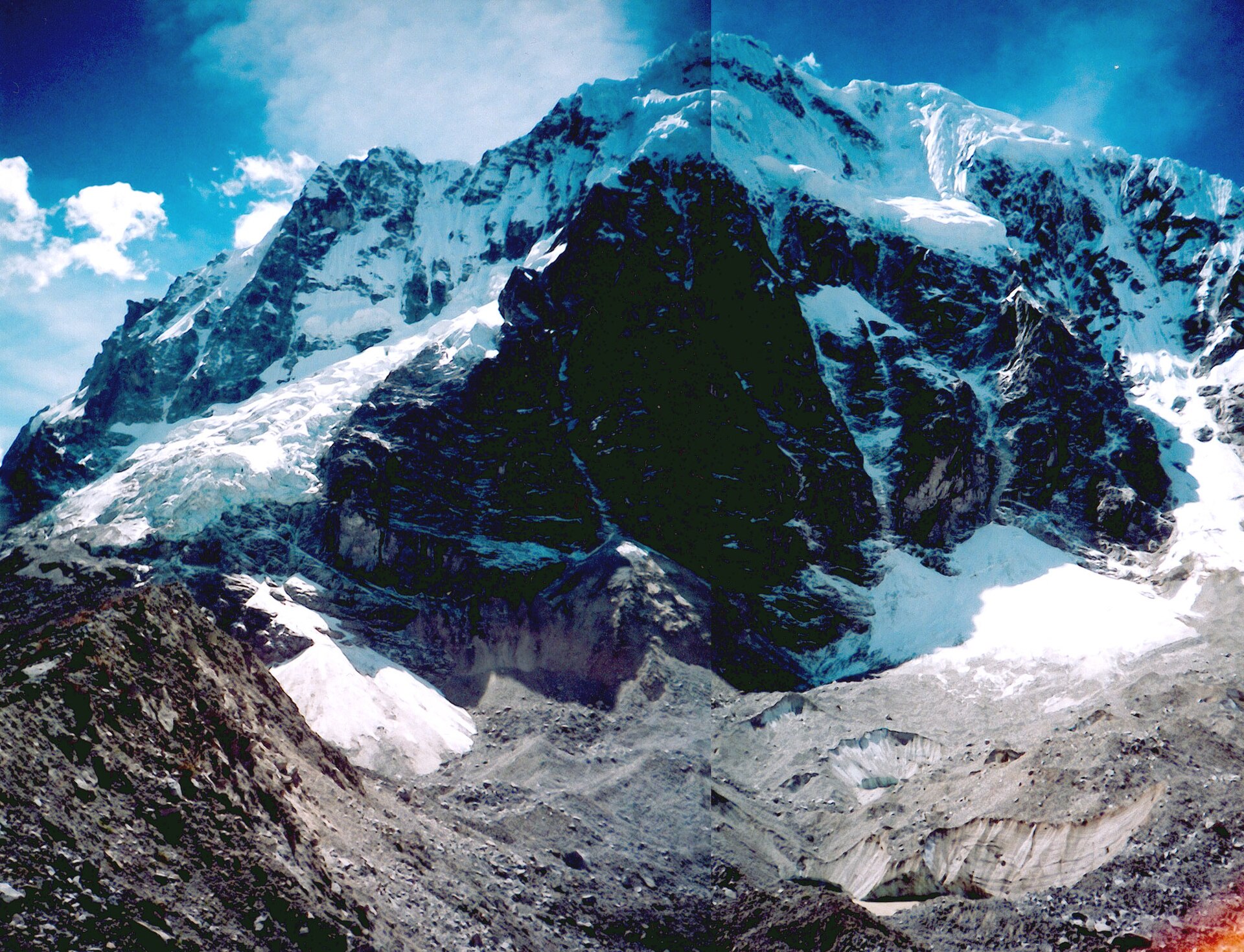 Salkantay mountain massif in the Peruvian Andes
